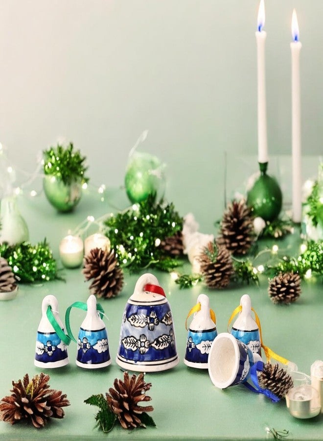 NATRIEL Merry Christmas Bells Handmade Jingle Bells Set| Tree Decoration Items | Ornaments | Props Decorations Items for Home Church (5, Option-02) - Image 5